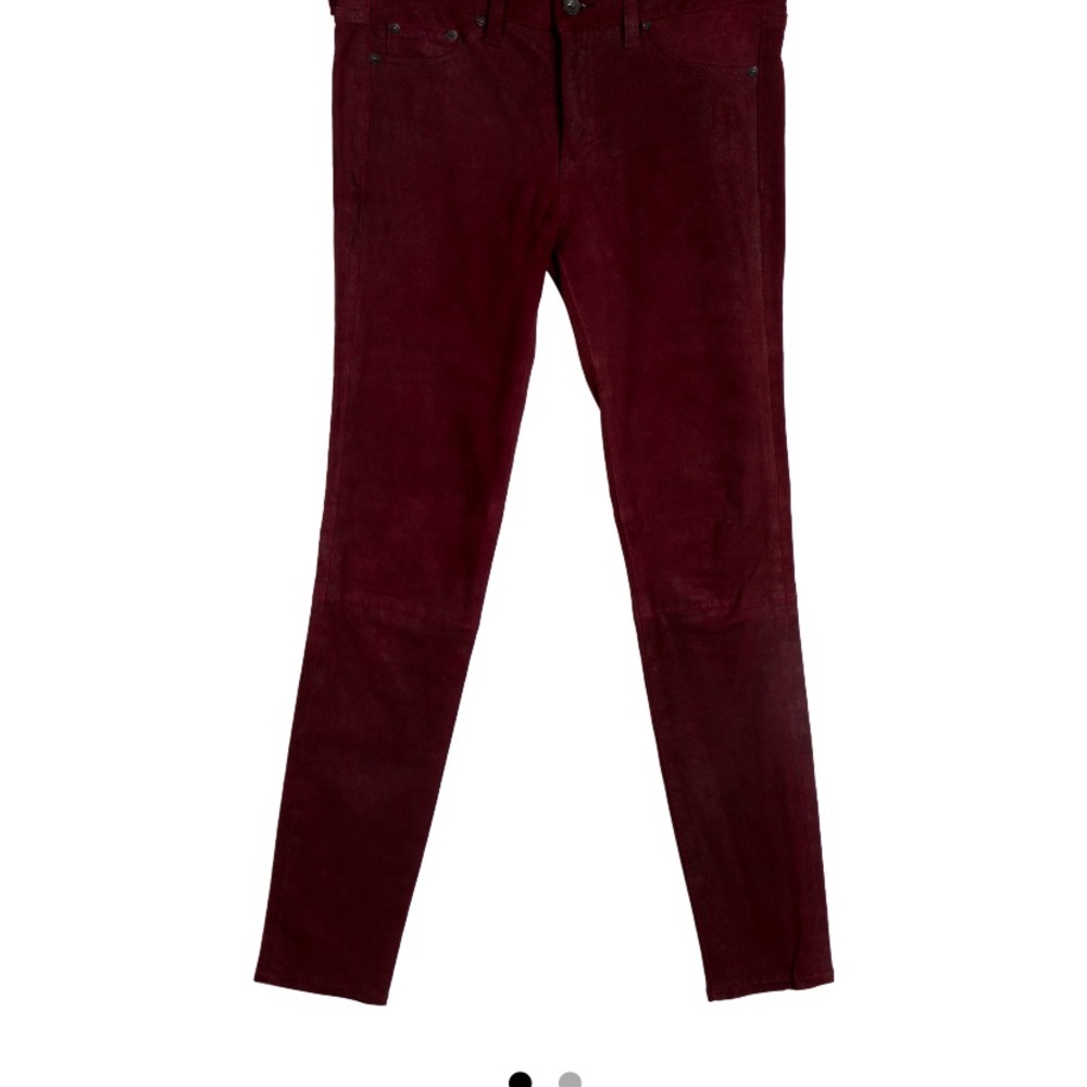 Rag & Bone Lamb Leather Skinny Jeans size 27. - Picture 2 of 4